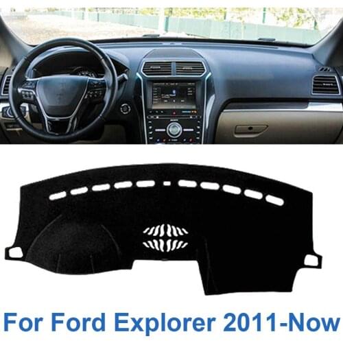Anti-Slip Mat For Ford Explorer 2011-2019 DashMat Sun Dashboard Mat Cover Pad Car Interio