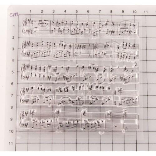 Note Clear Stamp Transparent For Scrapbooking DIY Card Handmade Kid Funny Seal Stencil Poster Making Postercard Album Decor