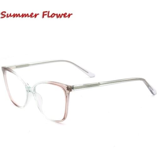 Spring Hinge Acetate Eyewear Square Female Frame Designer Progressive Glasses Light Women Super Quality Eyewear