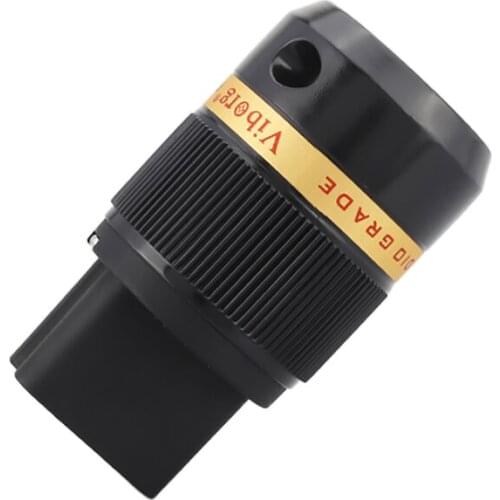 Viborg VF520 C19 Pure Copper Audio Power IEC Connector Plug AC 20A Female Power Cord Audio Cable Connectors