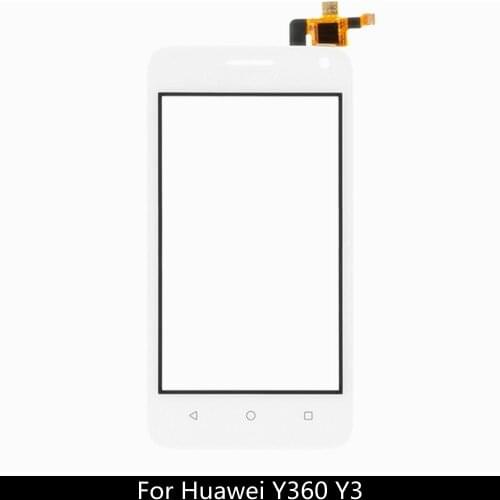 Touch Screen For Huawei Y360 Y3 Y360-CL00 Y360-U03 Y360-U23 Y360-U3 Front Touch Screen Digitizer Outer Glass Lens + sticker