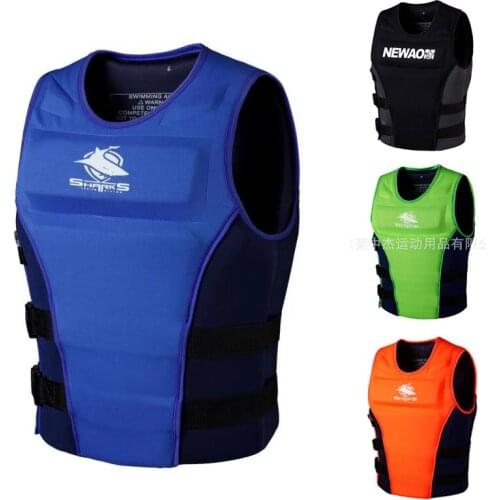 Adults Life Jacket Neoprene Safety Life Vest Water Sports Fishing Water Ski Vest Kayaking Boating Swimming Drifting Safety Vest