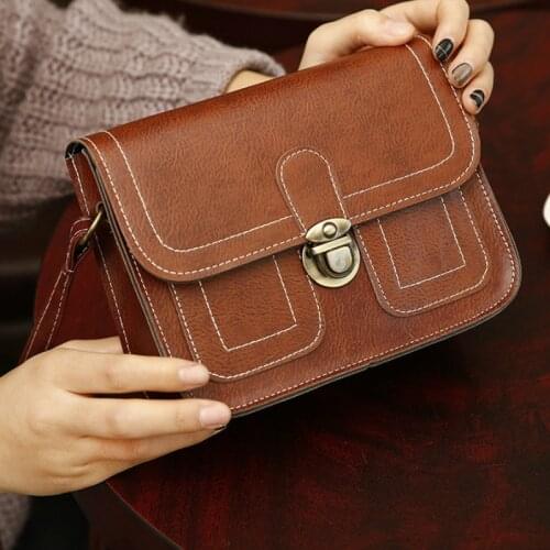 2021 New Korean Version The Small Square Women Bag Fashion Handbags Retro Shoulder Bag Messenger Bag Mobile Phone Bag