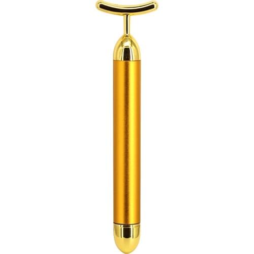 Meifover T shape Beauty Bar Slimming Face Massage Tool Facial Beauty Roller Vibration Massager Stick Lift Skin care tool