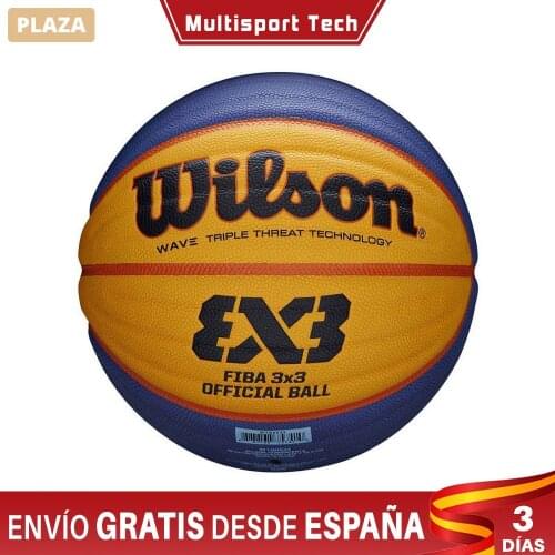 Wilson 3x3 ball basketball FIBA Official basket Champions League, rubber, control and resistance. Interior and exterior. Cannon
