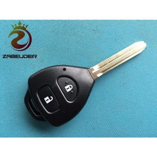 1Pcs Of New Replacement Shell Blank For Toyota YARIS 2 Button Remote Key Cover Case With Blade Uncut Car Accessories Auto Parts