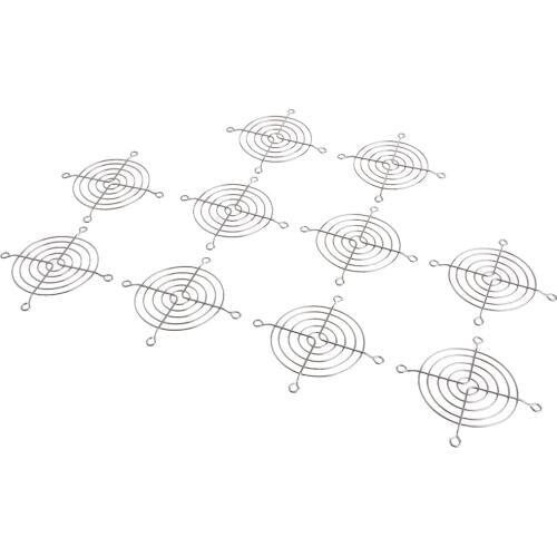 10Pieces 60mm Fan Metal Grill Protector Cover Case Guard Mount for PC Pipe