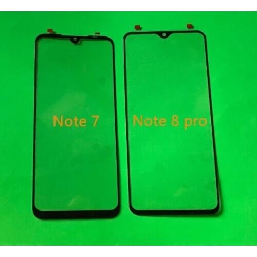 10pcs LCD Screen Front Outer Glass Lens Cover For Redmi Note 8 Pro 8T Note 7 8A Note 6 5 PRO