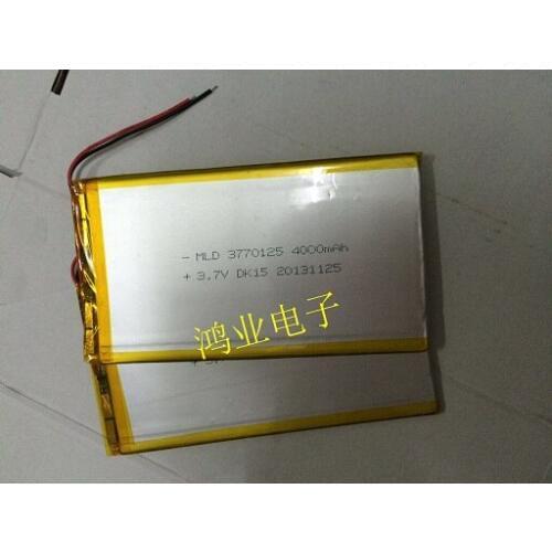 3.7V polymer lithium battery 40701253770125 tablet DVD game console charging treasure plate Rechargeable Li-ion Cell