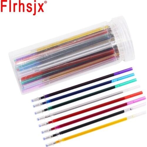 40pcs Water Erasable Ink Disappearing Fabric Marker Refill Water Soluble Marker Pen for Quilting Dressmaking Stitch Tools