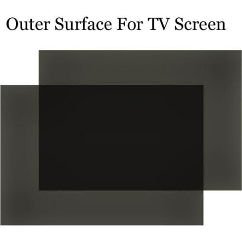 5PCS/Lot Wholesale New 32inch 0 Degree Glossy 715MM*403MM Outer Monitor Surface Polarized Polarizing LCD Film For TV Screen
