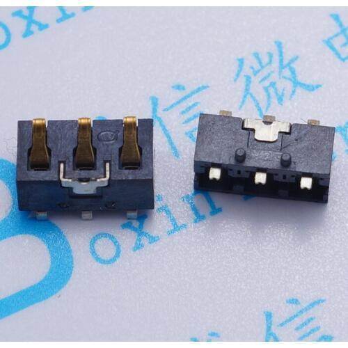 50Pcs/Lot 3.0Mm Spacing 3Pin Battery Bridge 4.6Mm Height Of Shell Type Battery With Positioning Column