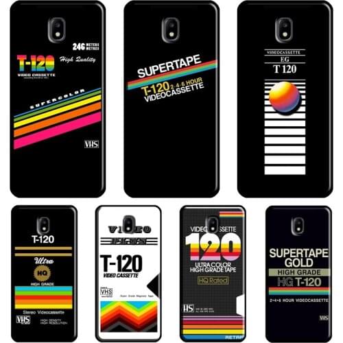 Retro VHS tape Cassette vaporwave Case For Samsung Galaxy J5 2017 A3 A5 J1 J3 J7 2016 J4 J6 A6 A8 Plus A7 A9 J8 2018 Coque