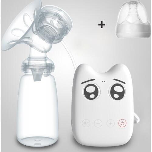 Real Bubee USB Electric Breast Pump Nipple Bottle Brand Electric Breast Pump Natural Suction Feeding Bottle USB Breast Pump