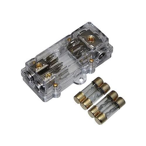 IBP 4 Free 60A AGU FUSED DISTRIBUTION BLOCK 4 6 8 10 GAUGE PSF-47N