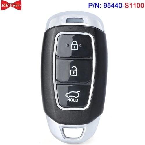 KEYECU OEM / Aftermarket for Hyundai Santa Fe 2018 2019 2020 Remote Key Fob 95440-S1100 TQ8-F0B-4F19 433MHz