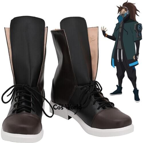 LOL True Damage Skin Yasuo Games Customize Cosplay Flat Shoes Boots