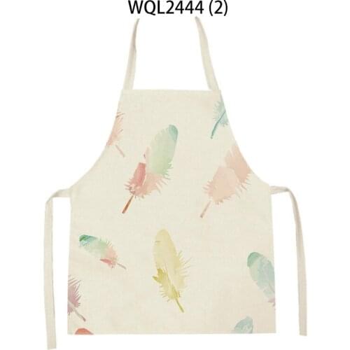 Color Feather Print Pattern Color Feather Print Pattern Cute Apron For Home Cooking Anti-Fouling Anti-Greasy And Easy To Clean