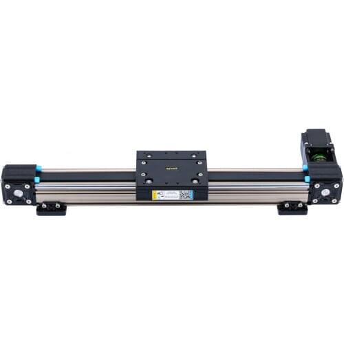 Mjunit positioning toothed belt linear module, displacement slide guideway, belt drive slide rail track for material loading