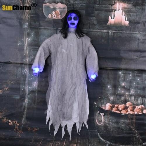 Halloween Props Bar Haunted House Secret Room Escape Scene Layout Decoration Pendant Witch Horror Ghost Is CalledBigHangingGhost