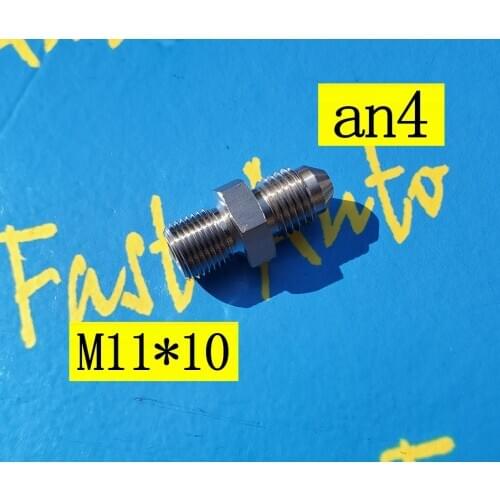 Stainless Steel male m11*1.0 M11 * 1.0 to an4 4an 7/16unf ptfe tpfe brake hose line end fitting