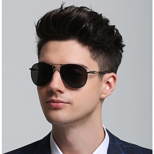 Polarized Sunglasses Men Aviation Driving Sun Glasses for Male Female Oversized Man Glasses Vintage Retro Polaroid Anti-glare