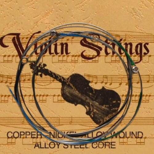 4Pcs Violin Strings Anti-rust Musical Instruments Accessories Violin Strings Musical Instrument Parts for Beginner