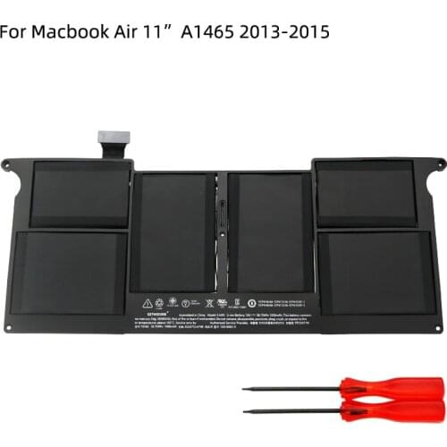 SZTWDONE A1495 New Laptop battery for APPLE MacBook Air 11 Inch A1465 (2013 2014 2015 ) MD711LL/A MD712LL/A MD711 MD712