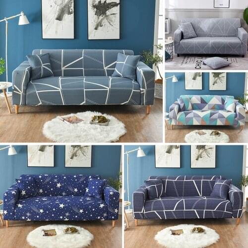 Corner Sofa Covers for Living Room Elastic Slipcovers Stretch Geometric Couch Cover L Shape Chaise Longue Need Buy 2pieces