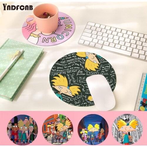 YNDFCNB Top Quality Cartoon Hey Arnold Soft Rubber Professional Gaming Mouse Pad gaming Mousepad Rug For PC Laptop Notebook