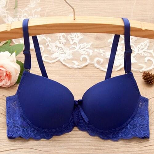 KANCOOLD lingerie Women Sexy Lace Push Up Bras Solid color high elasticity With steel ring Bras lingerie femme sexy 2020mar21