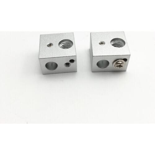 1pcs M7 Threaded Wanhao MK10 Nozzle heater block For DIY Wanhao D4 DS4 i3 Oxidizing surface
