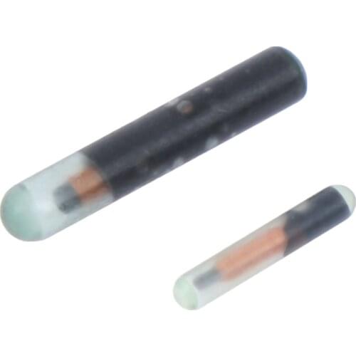 125KHZ/134.2KHZ 2.12*12mm/1.25*7mm Microchip Animal RFID Tag With EM4305 Chip ISO11784/5 FDX-B For Fish Dog Cat Idetification