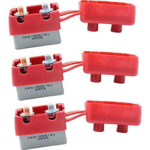 2pcs 30AMP Car RV Marine Boat Audio Alarm Video Circuit Breaker Manual Reset