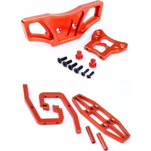 CNC Aluminum Front Bumper and Rear Bumper for HPI Baja, Rovan Baja KM baja 5b