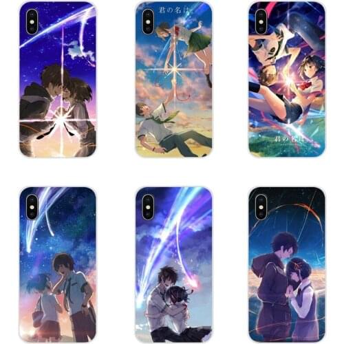 Anime movie your name Soft Transparent Shell Cases For Huawei Nova 2 3 2i 3i Y6 Y7 Y9 Prime Pro GR3 GR5 2017 2018 2019 Y5II Y6II