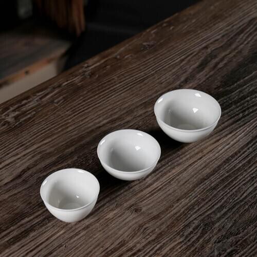 Large Ceramic Cup Creative Master Cup Ceramic Whiteware Cup Wash Teacup Ceramic Teacups Kong Fu Tea Set Single Cup Tea Set Site