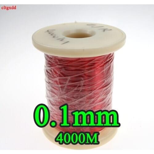 Cltgxdd Specifications: Diameter 0.1mm * 4000m / pc QA-1-155 Magnet Enameled Copper Wire Magnetic Coil Winding wire