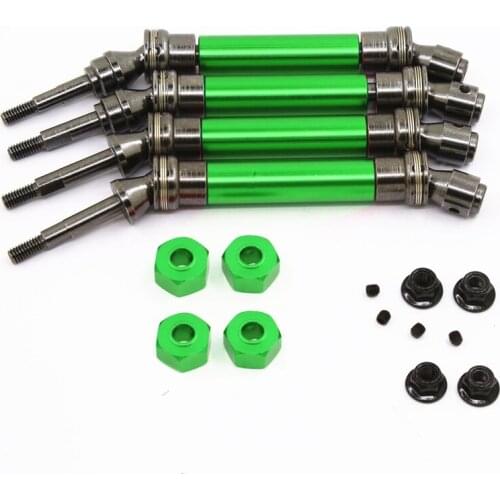 For 1/10 Traxxas Slash 4x4 Stampede VXL 2WD 6851R 6851X 6852R 6852X of CVD Steel Front Rear Drive Shaft Assembly Heavy