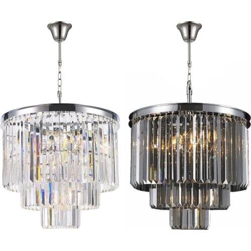 American Rural Style Clear Crystal Chandelier Light LED Vintage Rustic Finish Orb Hanging Lamp Interior Deco Living Room Bedroom