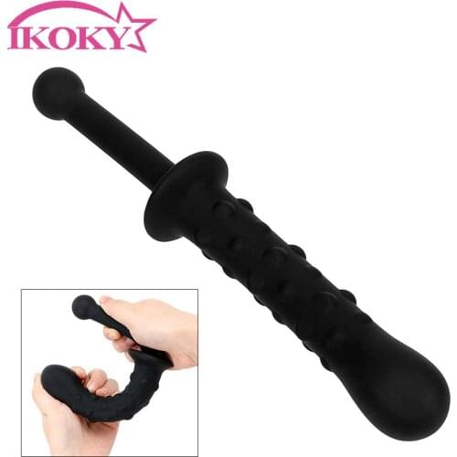 IKOKY Anal Plug Butt Plug Dildo Masturbation Stimulation Convex Point Design Prostate Massager Sex Toys For Men Gay Woman