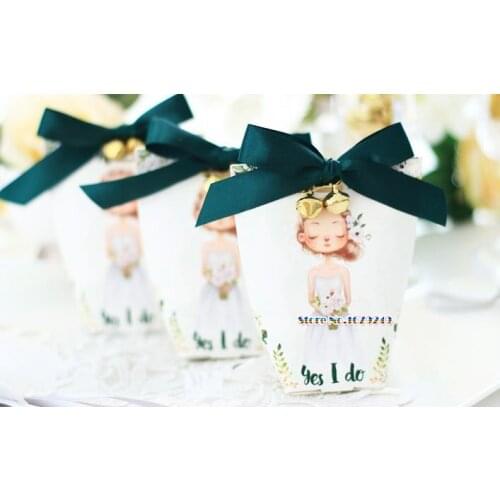 Candy Box Bag with ribbon,biscuit Gift box package For Baby Shower Birthday Wedding Festival Party Bakery boxes.100pcs/lot