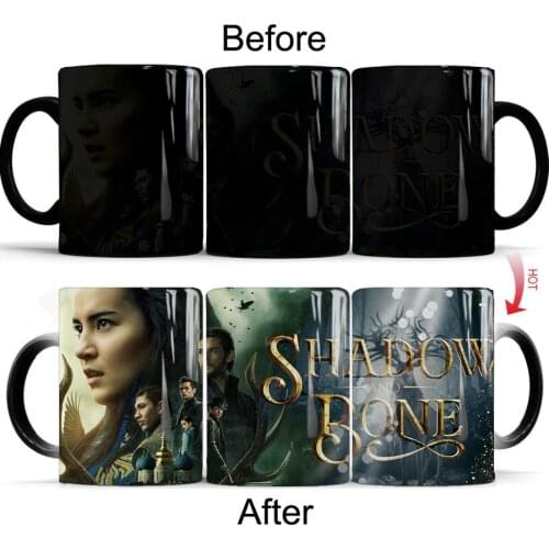 Shadow and Bone Coffee Cup Mug 11oz Magic Ceramic Color Changing Mugs Friends Birthday Gift