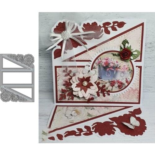Lace Loose-Leaf Metal Cutting Dies for Scrapbooking Handmade Tools Mold Cut Stencil New 2021 DIY Card Make Mould Model Craft