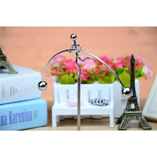 Newton balance display home decor desk toy metal balance item science and physics school class