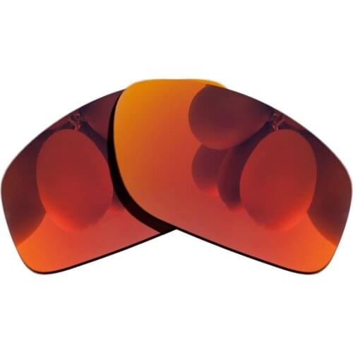 Polarized Sunglasses Replacement Lenses for-Valve Frame - Fire Red