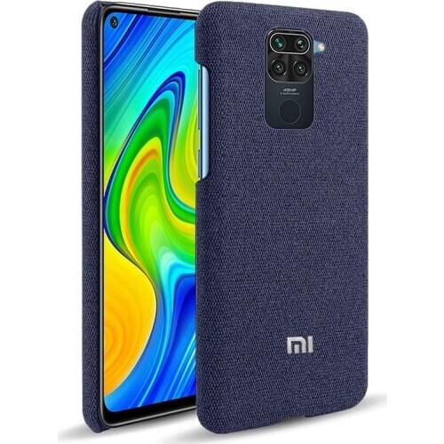 XIAOMI Redmi Note 9 Pro Canvas Leather Case Cloth Fabric Finish Back Protective Cover For XIAOMI Redmi Note 9 Pro Max 9S Note9