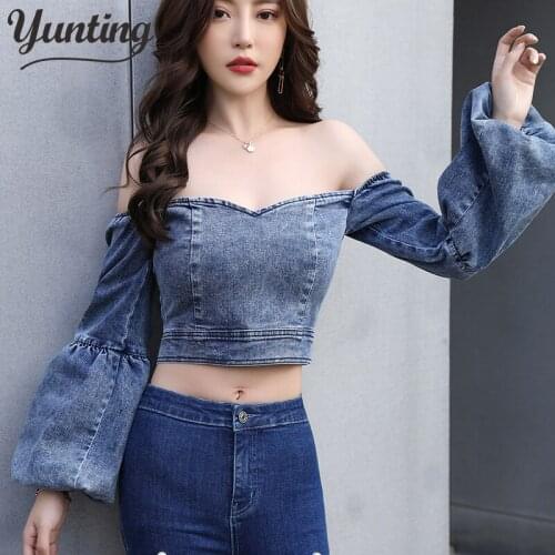 Женские синие куртки Yunting China At AliExpress