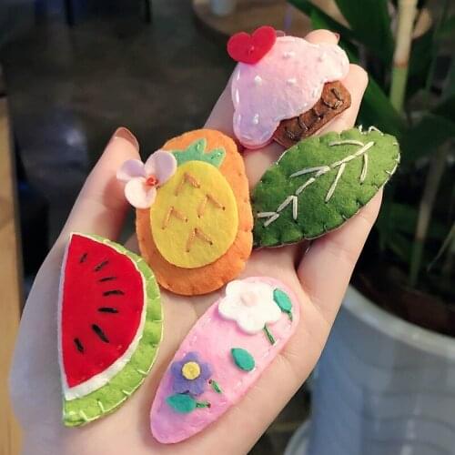 Fruit Hairpins For Girls Clip Hair Clips Korean Lovely Hair Barrettes Decorations Headwear Hair Accessories