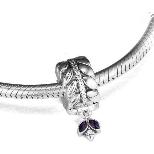 Grains Of Energy Clip Charm 925 Sterling Silver Beads for Jewelry Making Fit Charms Bracelet DIY free shipping 02C057